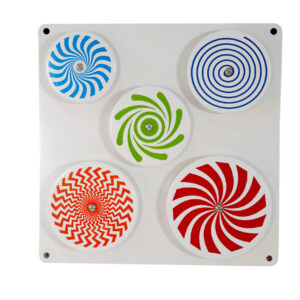 Hypnotic Spiral Spinner Board