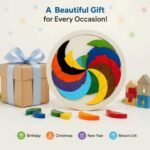 Bluebells Toys Colourful Wheel Learning Educational Fun Toy for Kids Montessori Preschool Activity - Image 5