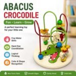 Crocodile Design Abacus Educational Learning Fun Toy