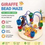 Giraffe Design Charming Abacus Educational Learning Fun Toy