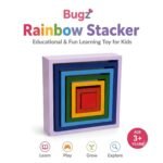 Bluebells Toys Ggleez Square Rainbow Stacker Educational & Fun Learning Toy for Kids