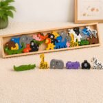 Bluebells Toys Kerjoy Animal Parade A to Z Learning Educational Fun Toy for Kids Montessori Preschool Activity