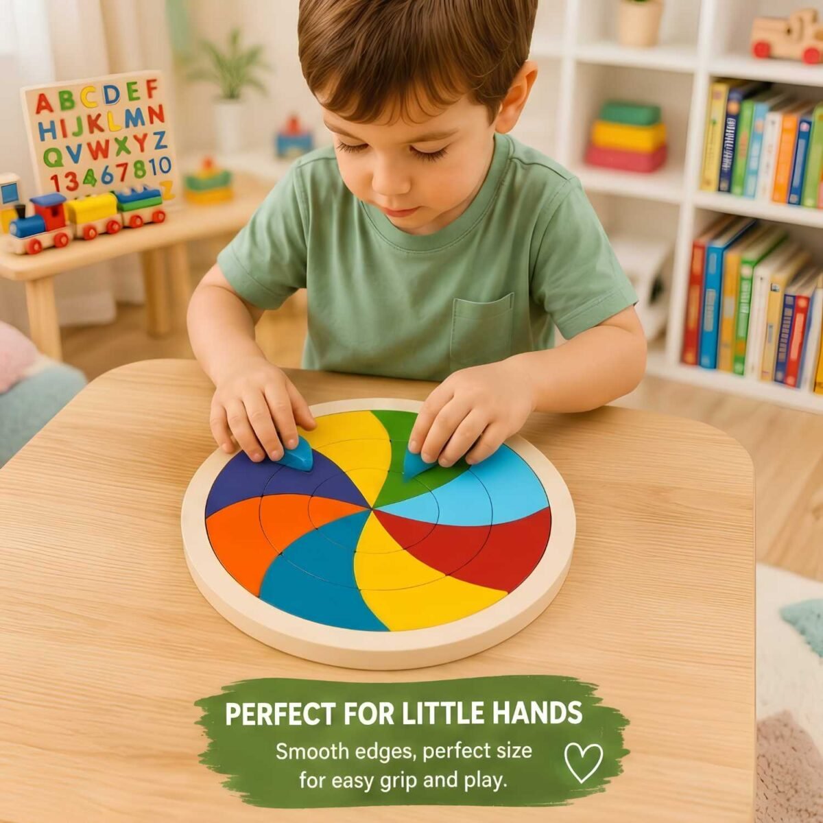 Bluebells Toys Circle Goethe Puzzle Learning Educational Fun Toy Kids for Preschool Toddler Activity - Image 2