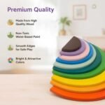 Bluebells Toys Half Circle Rainbow Stacker Learning Educational Fun Toy for Kids Montessori Preschool Activity - Image 2
