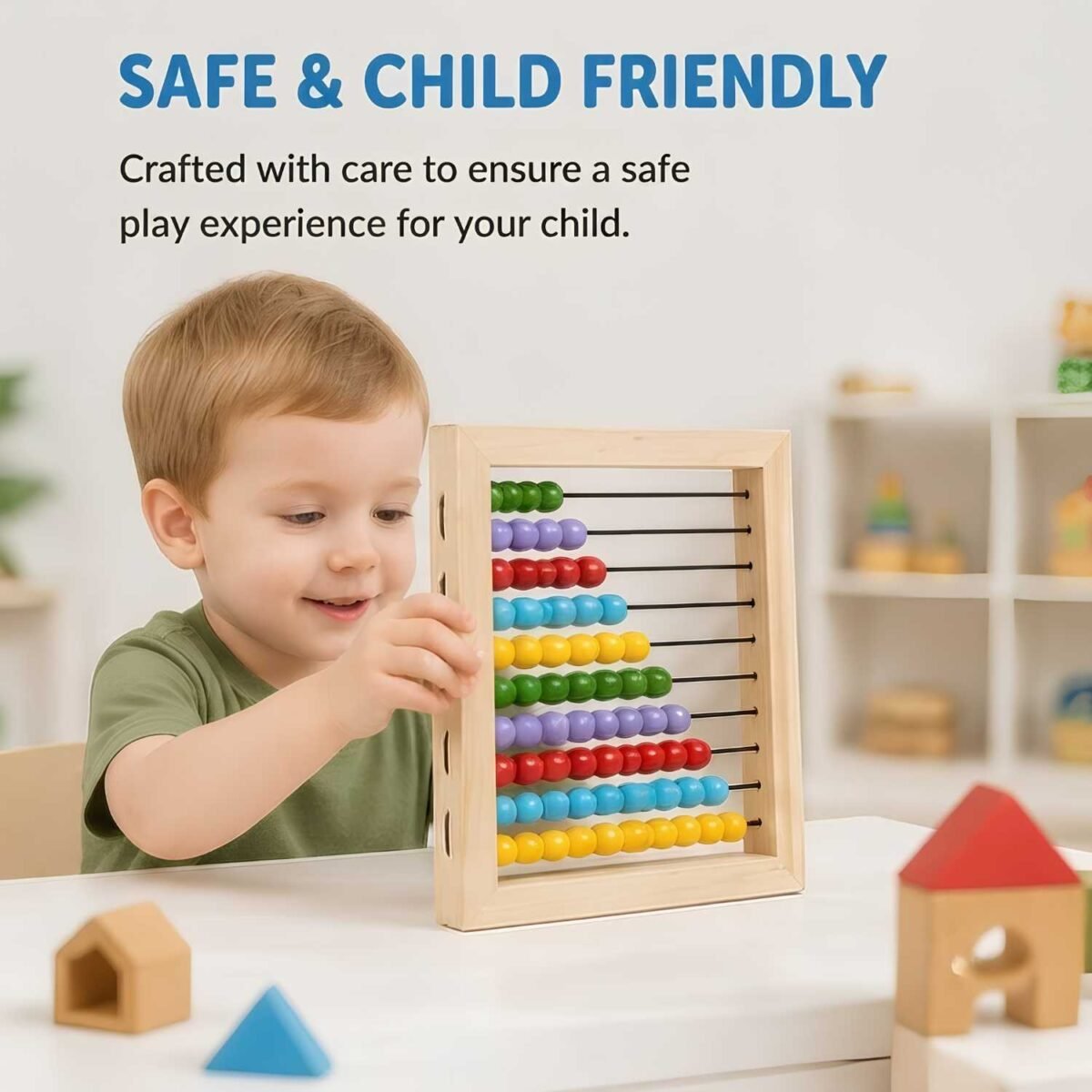 Wooden Educational Floor Gaming Abacus Toy for Kids - Image 2