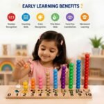 Abacus for Kids Math Learning Toy with Colorful Counting Beads - Image 2
