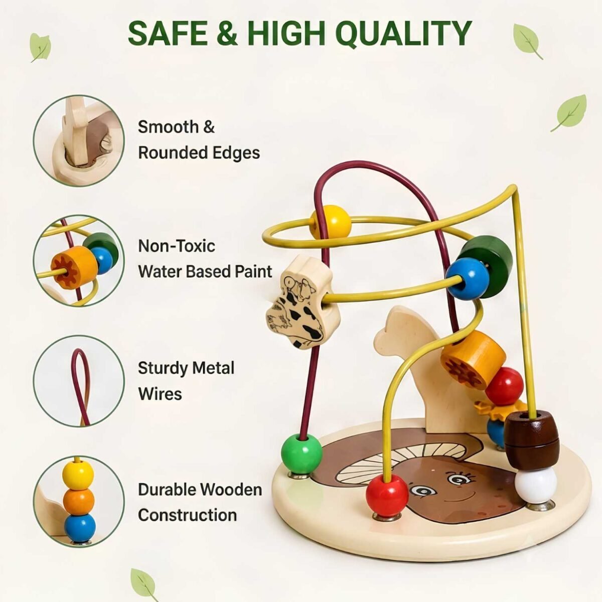Mushroom Design Abacus Gaming Toy for Kids - Image 2