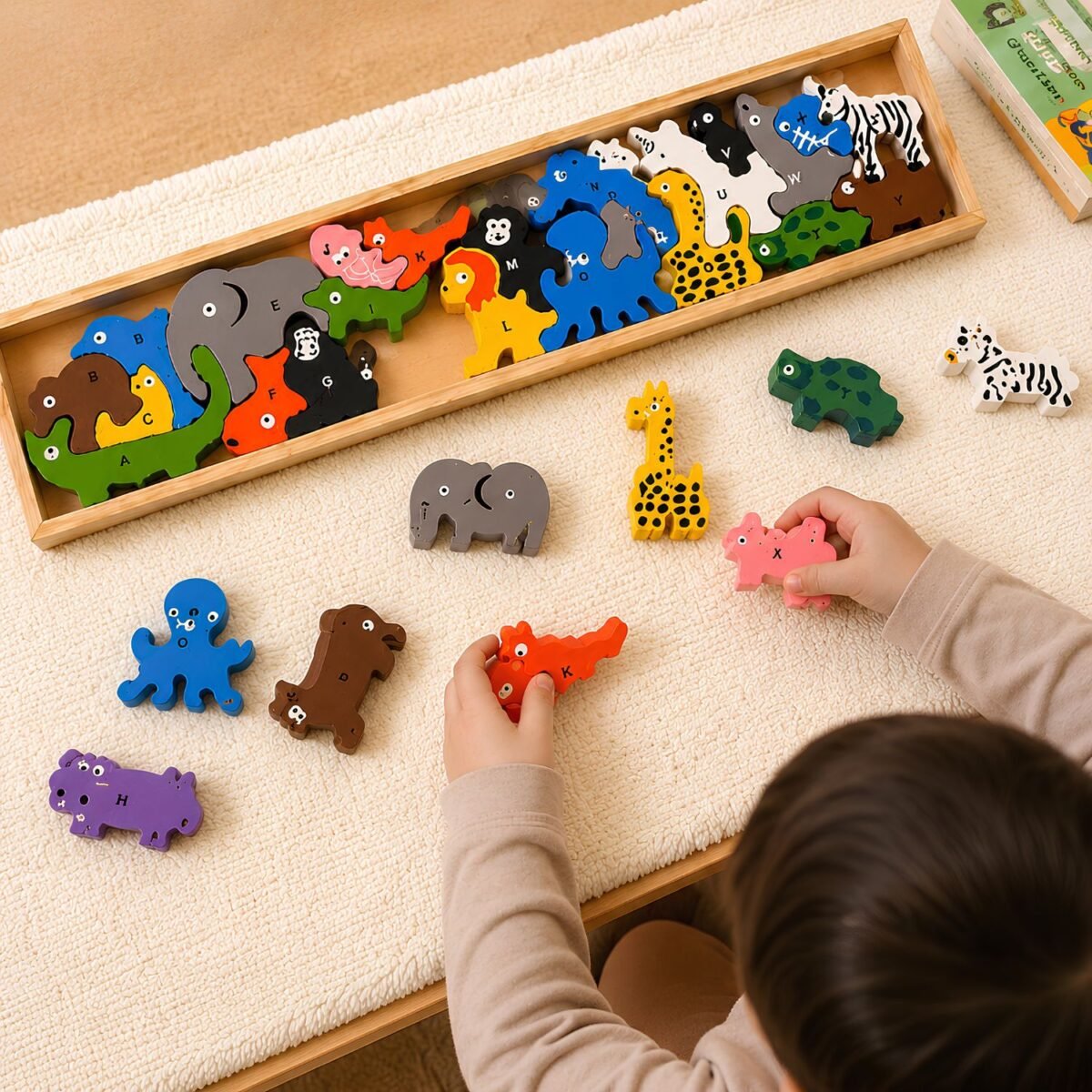 Bluebells Toys Kerjoy Animal Parade A to Z Learning Educational Fun Toy for Kids Montessori Preschool Activity - Image 3