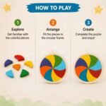 Bluebells Toys Circle Goethe Puzzle Learning Educational Fun Toy Kids for Preschool Toddler Activity - Image 3