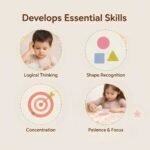 Bluebells Toys Petit Collage Jumbles Learning Educational Montessori Toy Kids for Preschool Toddler Activity - Image 3