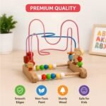 Zigzag Spiral Abacus Educational Wooden Counting Toy - Image 4
