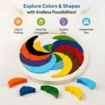 Bluebells Toys Colourful Wheel Learning Educational Fun Toy for Kids Montessori Preschool Activity - Image 2