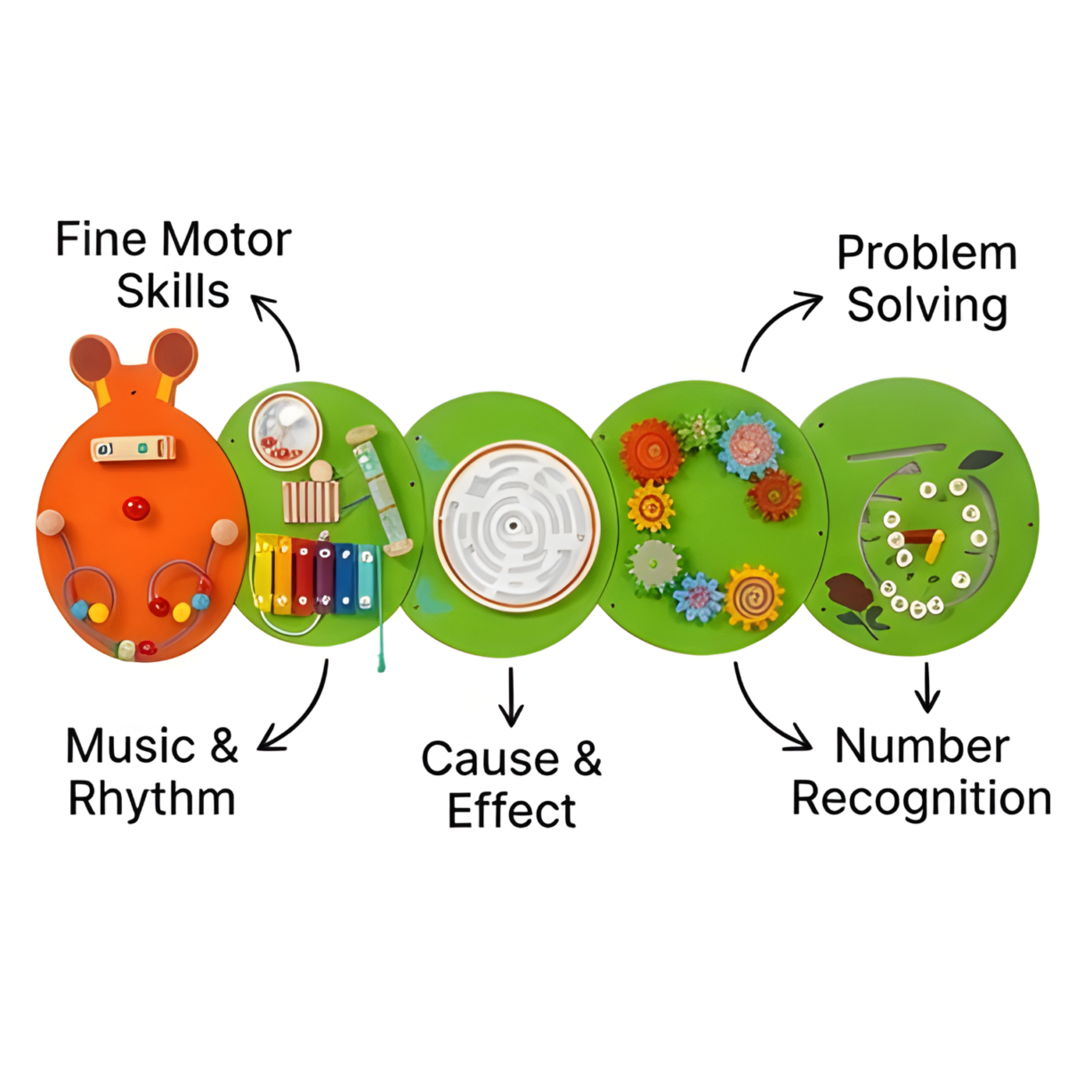 Beatle Wall Toy for Kids Educational Interactive Wall Decor Toy - Image 6