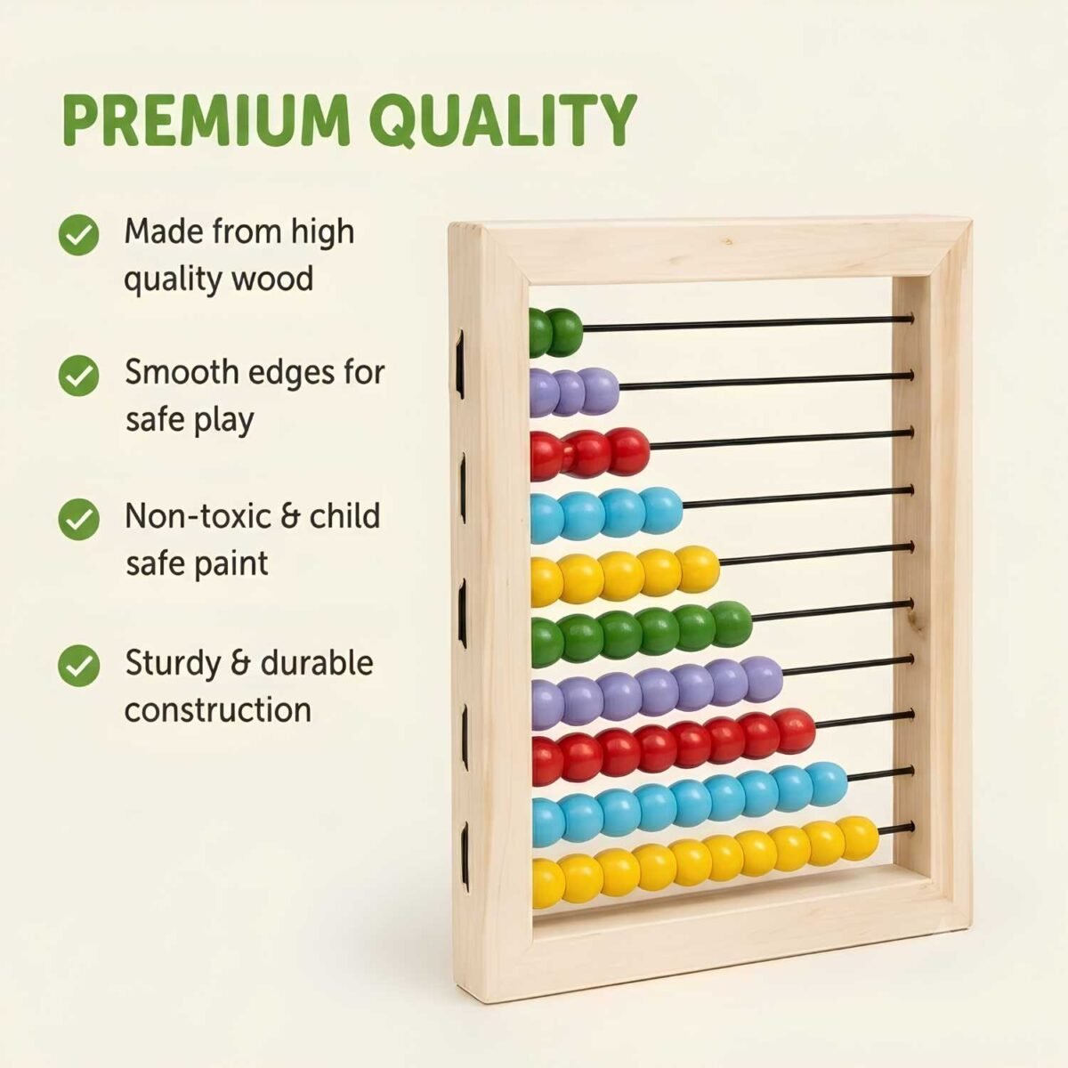 Wooden Educational Floor Gaming Abacus Toy for Kids - Image 5