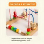 Zigzag Spiral Abacus Educational Wooden Counting Toy - Image 6