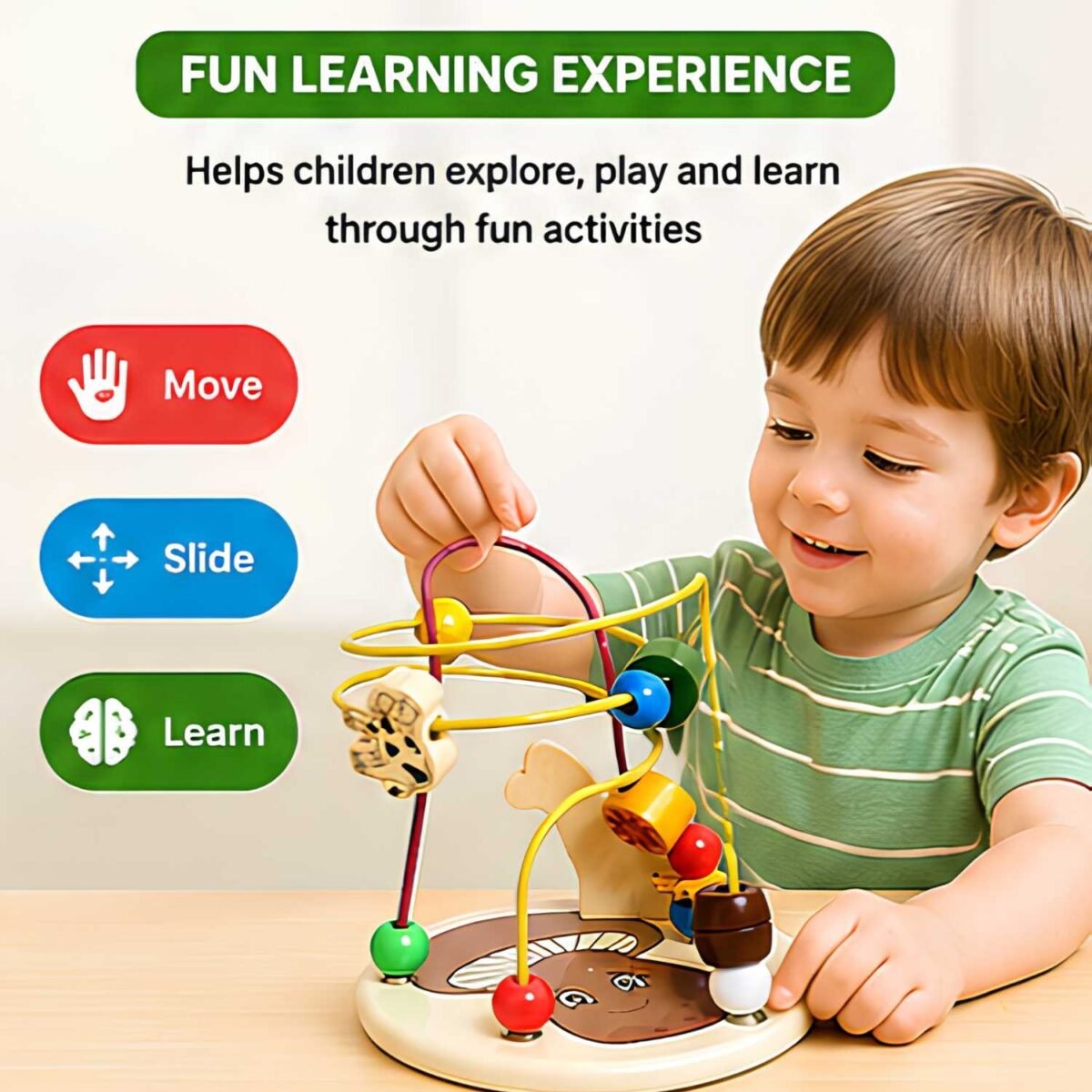 Mushroom Design Abacus Gaming Toy for Kids - Image 3