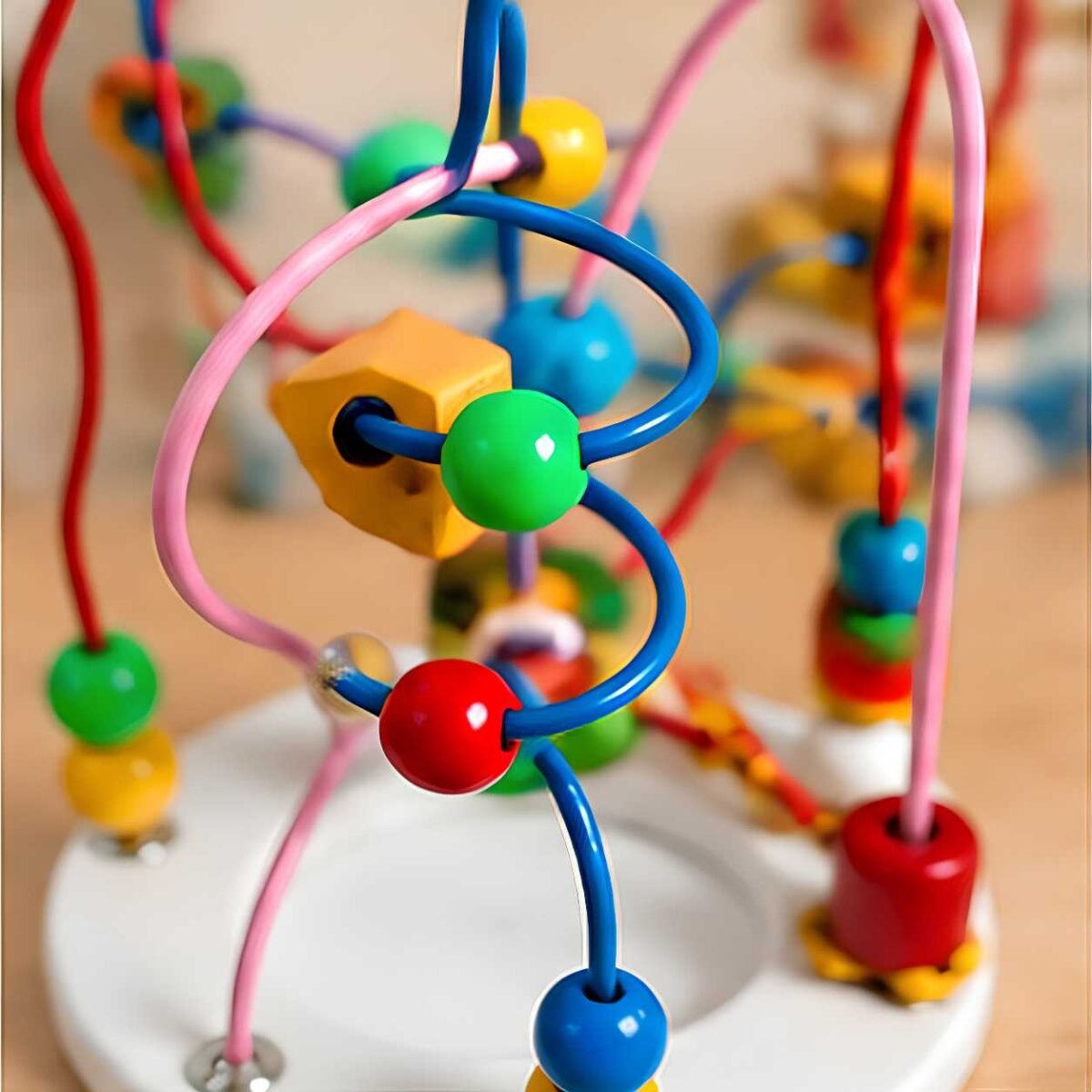 Round Spiral Abacus Educational Learning Gaming Fun Toy - Image 3