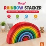 Bluebells Toys Bugz Rainbow Stacker Educational & Fun Learning Toy for Kids