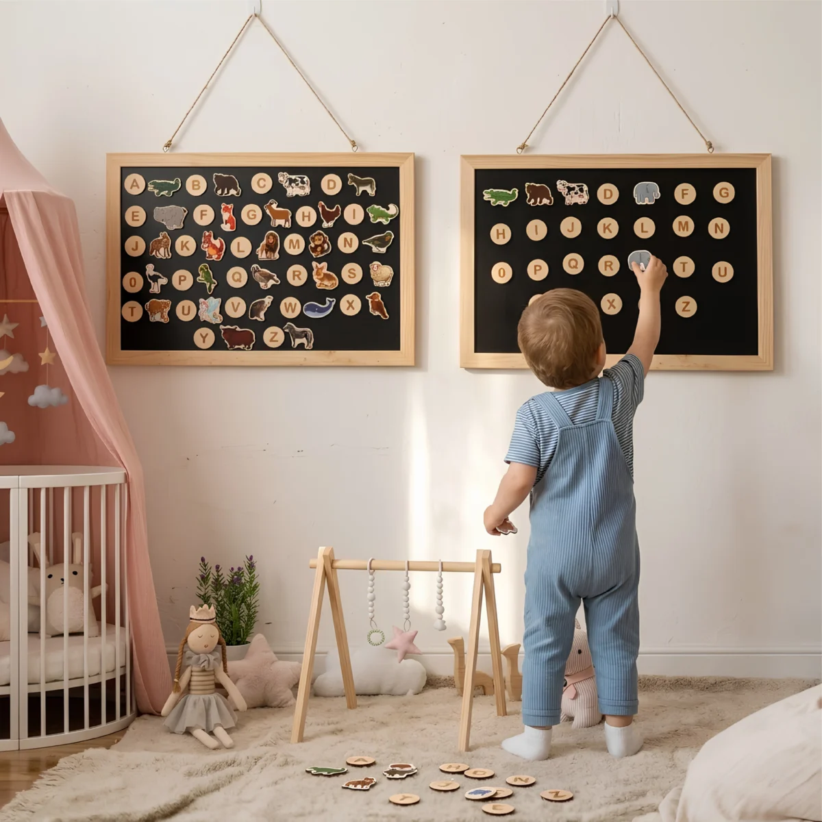 MagniTots Magnetic Wall Hanging Alphabets Animal Frame Wall Fun Toy - Image 7