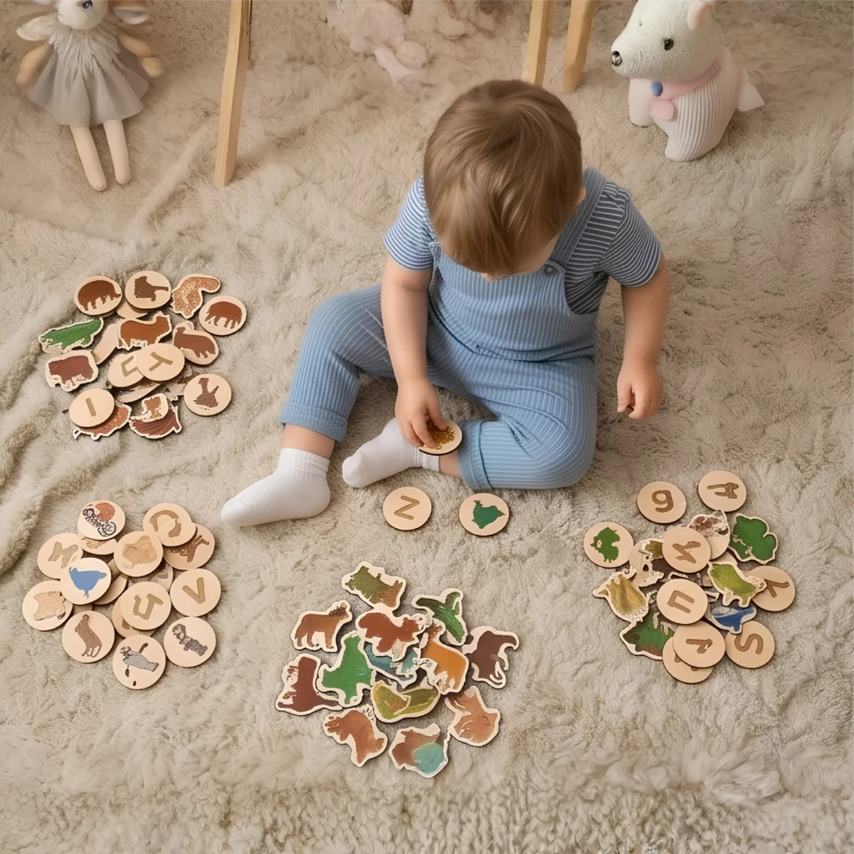 MagniTots Magnetic Wall Hanging Alphabets Animal Frame Wall Fun Toy - Image 6