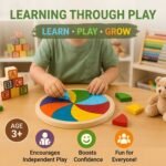 Bluebells Toys Circle Goethe Puzzle Learning Educational Fun Toy Kids for Preschool Toddler Activity - Image 7
