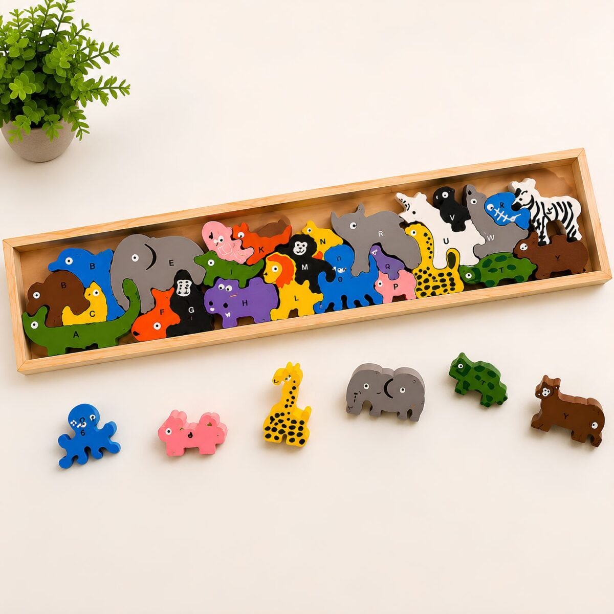 Bluebells Toys Kerjoy Animal Parade A to Z Learning Educational Fun Toy for Kids Montessori Preschool Activity - Image 6