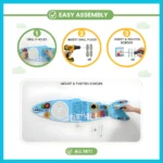 Bluebells Toys Shark Wall Toy Educational Kids Toy for Kids' Room - Image 8