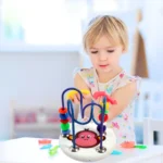 Monkey Mini Abacus Educational Wooden Counting Toy - Image 3