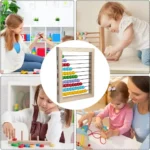 Wooden Educational Floor Gaming Abacus Toy for Kids - Image 2