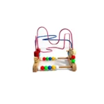 Zigzag Spiral Abacus Educational Wooden Counting Toy - Image 4