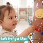 Bluebells Toys Wooden Bear Wall Toy Educational Toy - Image 2