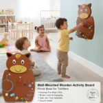 Bluebells Toys Wooden Bear Wall Toy Educational Toy - Image 4