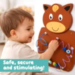 Bluebells Toys Wooden Bear Wall Toy Educational Toy - Image 5