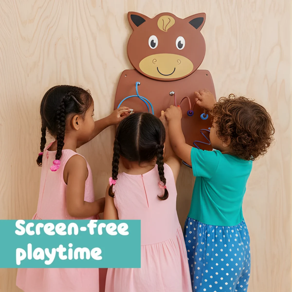 Bluebells Toys Wooden Bear Wall Toy Educational Toy - Image 6