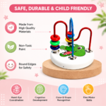 Crocodile Mini Abacus Educational Learning Toy for Kids - Image 4