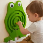 Bluebells Toys Frog Wall Toy Montessori Learning Fun Toy - Image 2