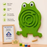 Bluebells Toys Frog Wall Toy Montessori Learning Fun Toy - Image 6
