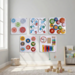 Bluebells Toys Wall Panel Sensory Activity Learning Board Toys (Set of 5) - Image 6