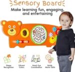 Bear Wall Toy Activity Board Educational Preschool Toy - Image 4