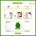 Bluebells Toys Frog Wall Toy Montessori Learning Fun Toy - Image 2