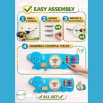 Bluebells Toys Elephant Design Wall Mounted Activity Toy - Image 2