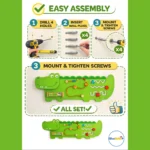 Bluebells Toys Crocodile Design Wall Fun Toy - Image 2