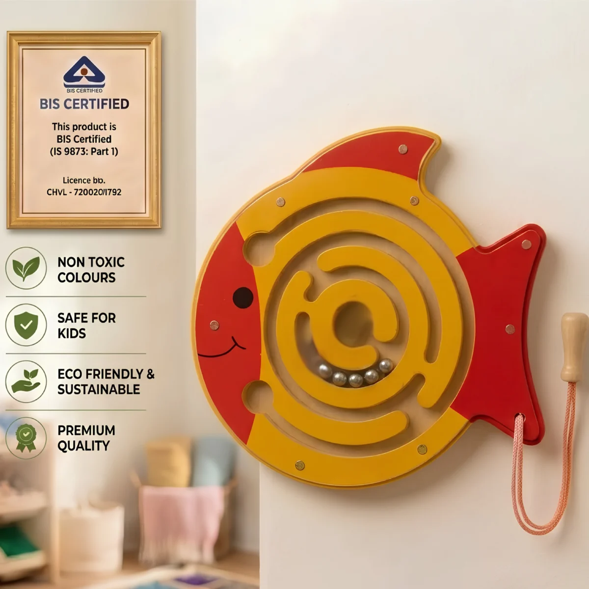 Bluebells Toys Decorative Fish Design Wall Toy - Image 6
