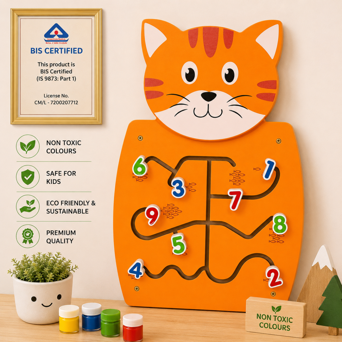 Cat Design Wall Toy - Image 3