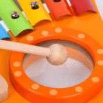 Bluebells Toys Hen Design Musical Creative Xylophone Non-Toxic Montessori Music Learning Instrument Toy for Kids Toddler Instrument - Image 5