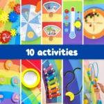 Activity Wall-Mounted Educational Gaming Rainbow Toy - Image 6