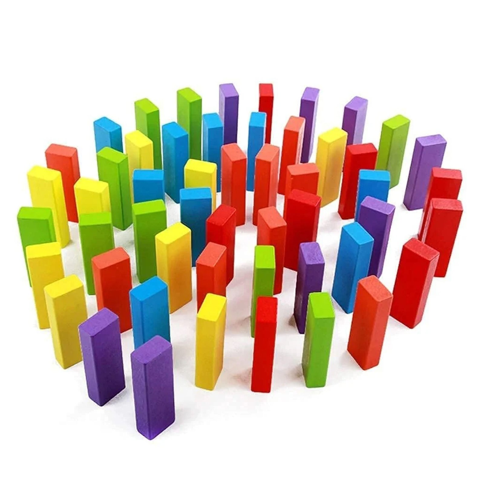 Bluebells Toys Wooden Coloured Sticks Educational Non-Toxic Toy for Toddlers & Preschoolers - Image 6
