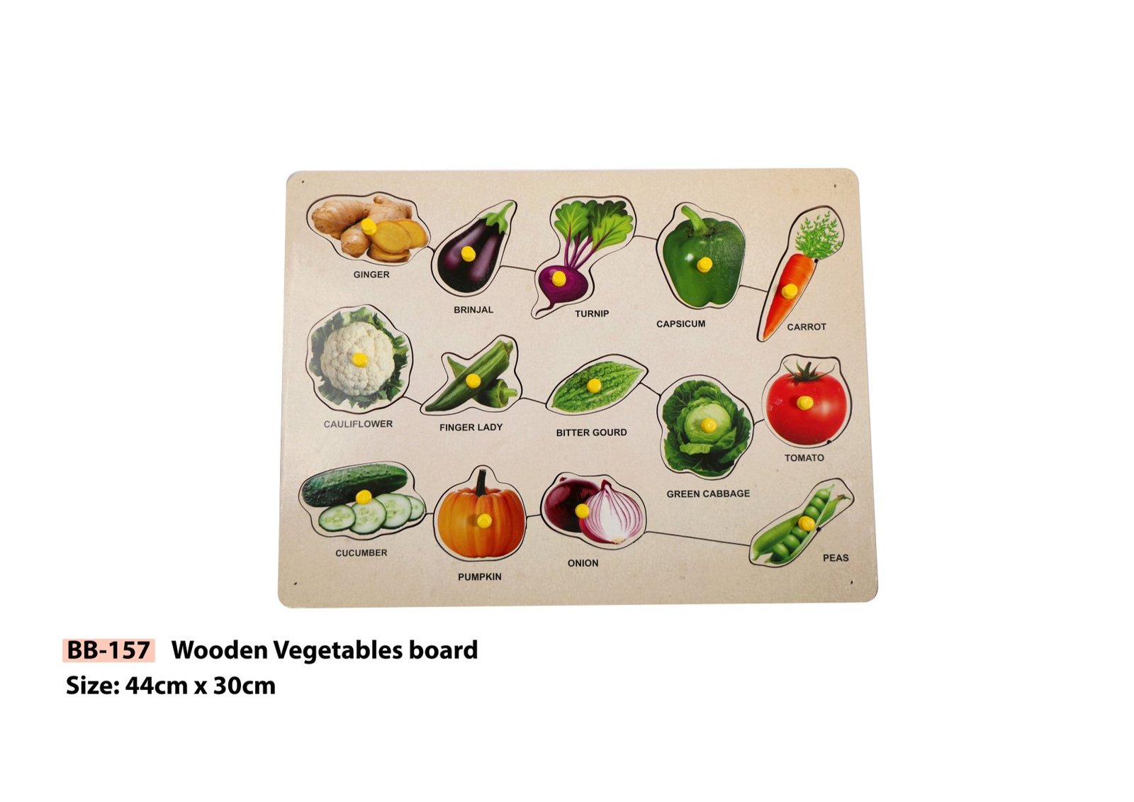 Wooden Vegetables Board | Bluebells Toys | Online Wooden Toy | Online Gift For Kids | Multiple vegetables Shapes Wooden Game | Learning Toy For Kids