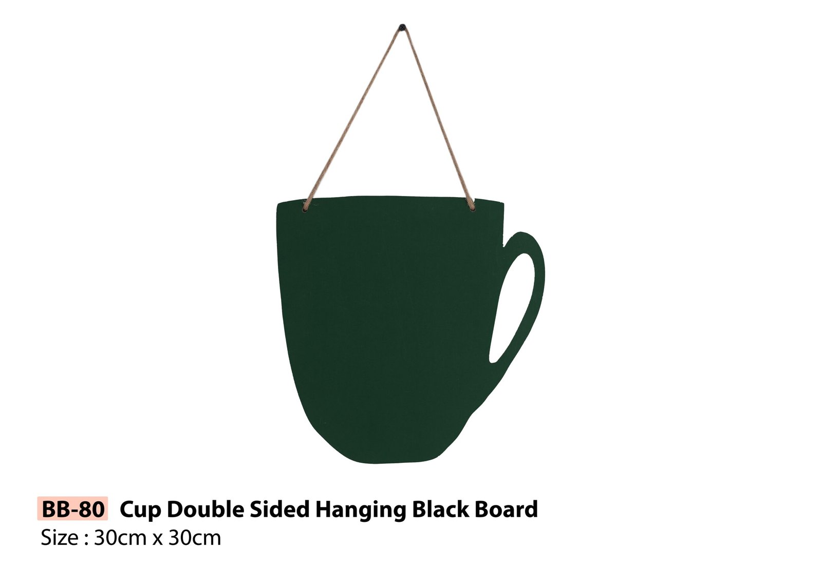 Double Sided Hanging Blackboard | Bluebells Toys | Sign Display Board | Wooden Board | Online Gift