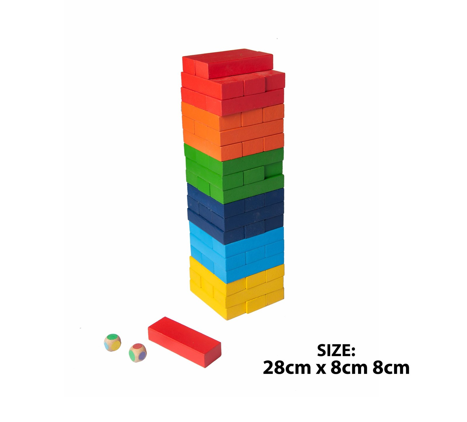 Bluebells Toys Wooden Coloured Sticks Educational Non-Toxic Toy for Toddlers & Preschoolers - Image 3
